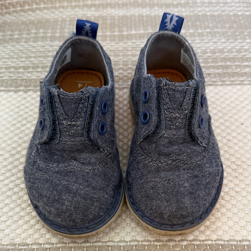 Toms Kids Sneakers in Denim Blue